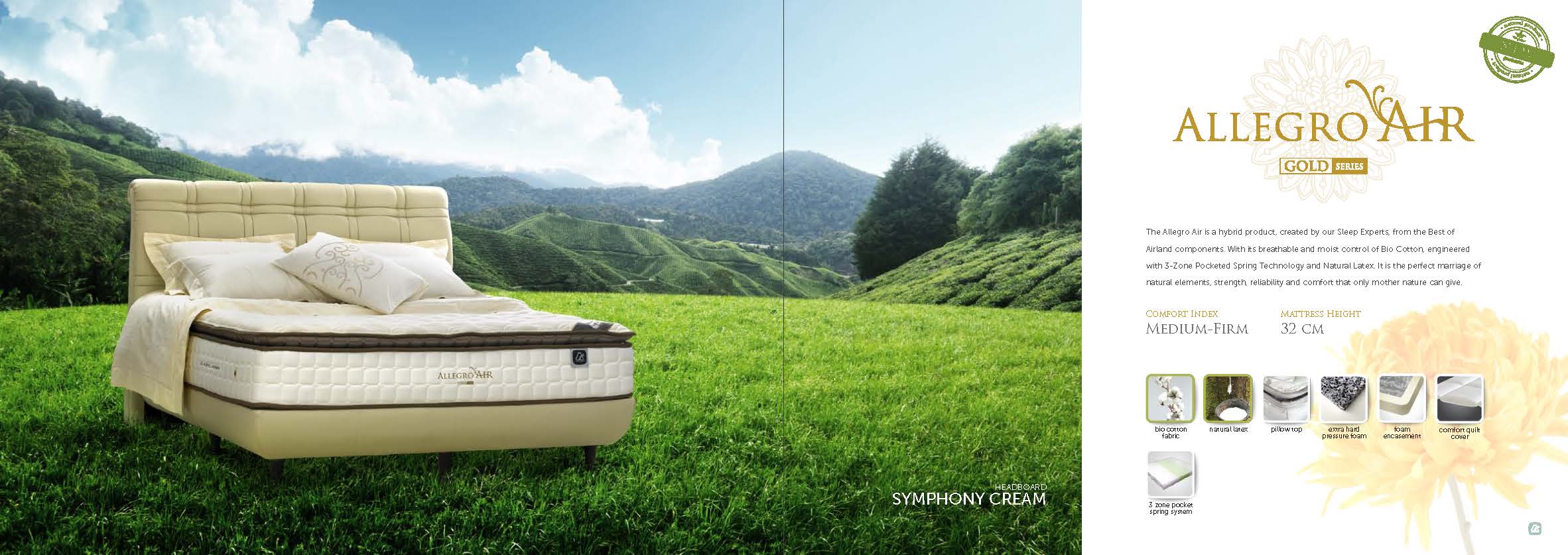 Allegro Air Set Sandaran Symphony